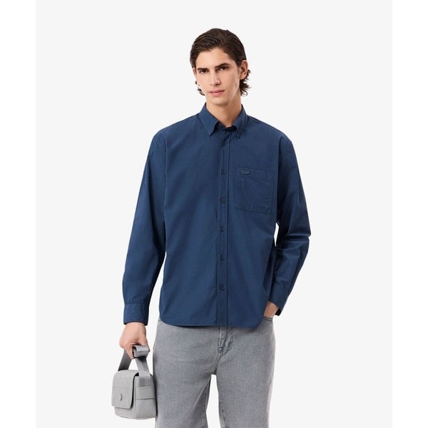 ラコステ（LACOSTE）/ウォッシュドオーガニックコットンシャツ