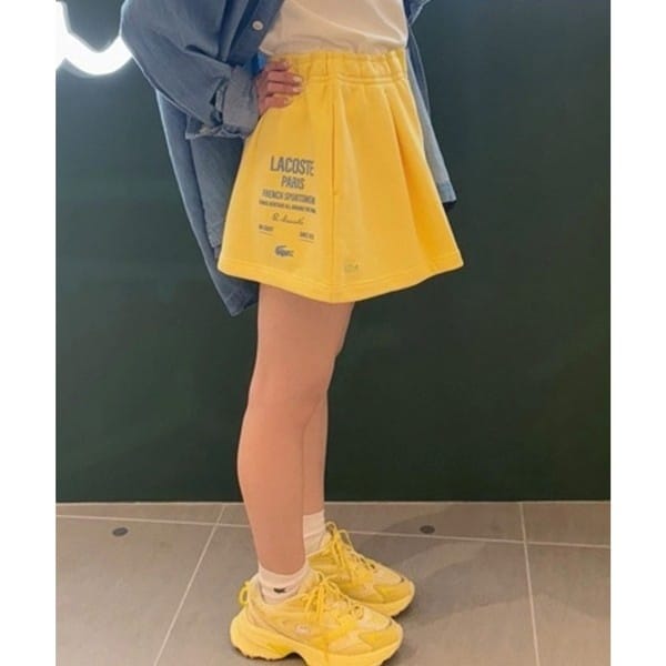 ラコステ（LACOSTE）/プリーツスウェットショーツ