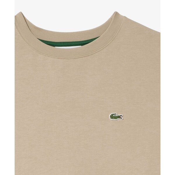 ラコステ（LACOSTE）/ティアード切り替え コットンドレス マキシ丈