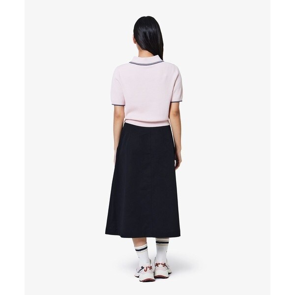 ラコステ（LACOSTE）/ミディプリーツスカート_2