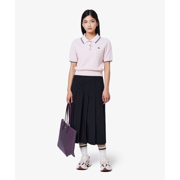 ラコステ（LACOSTE）/ミディプリーツスカート_5