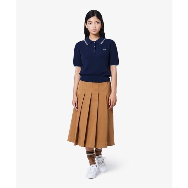 ラコステ（LACOSTE）/ミディプリーツスカート_10