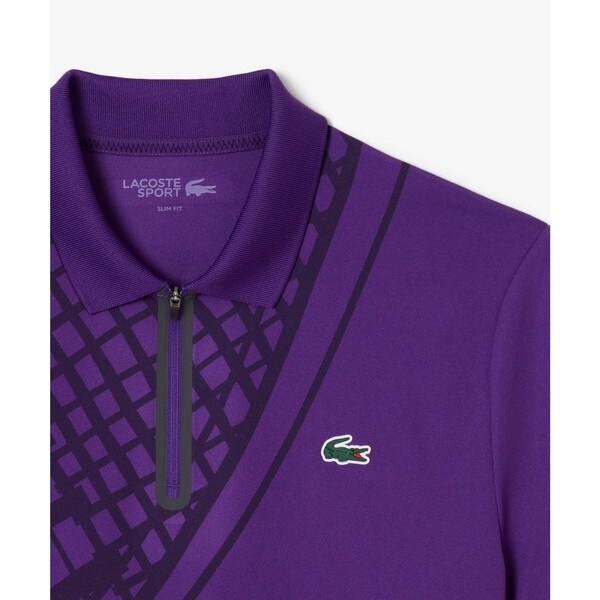 ラコステ（LACOSTE）/アシンメトリーラケットグラフィックウルトラドライポロシャツ_8