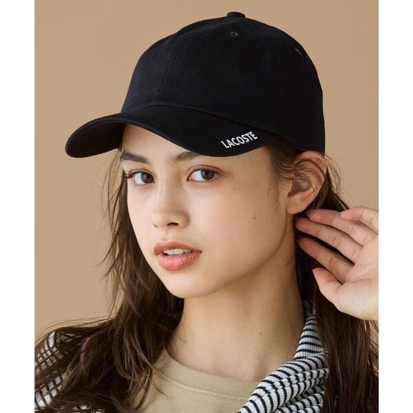 ラコステ（LACOSTE）/ブリムプリント6パネルキャップ