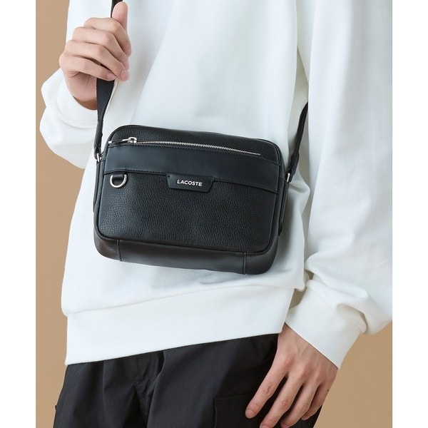 ラコステ（LACOSTE）/オシアン レザーレポーターバッグ