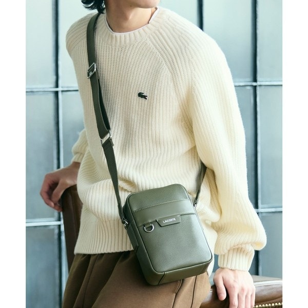 ラコステ（LACOSTE）/オシアン レザーサッチェルバッグ