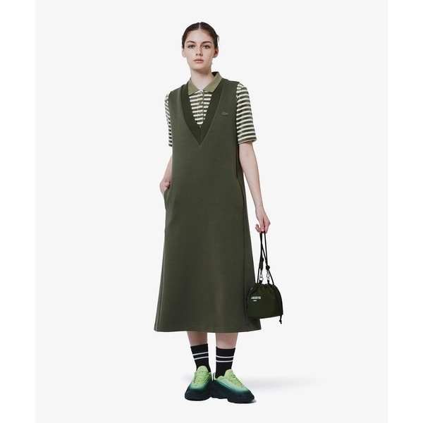 ラコステ（LACOSTE）/ダンボールジャージニット ジャンパードレス / ジャンパースカート_1
