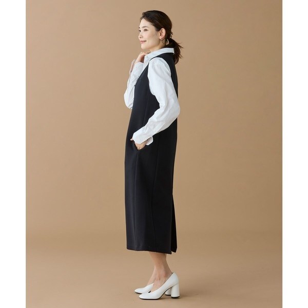 ラコステ（LACOSTE）/ダンボールジャージニット ジャンパードレス / ジャンパースカート_8