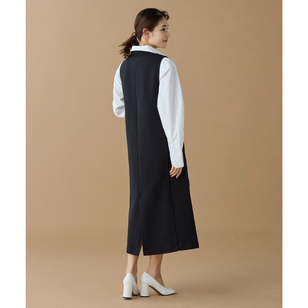 ラコステ（LACOSTE）/ダンボールジャージニット ジャンパードレス / ジャンパースカート_9