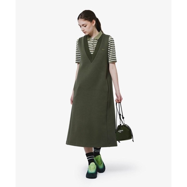 ラコステ（LACOSTE）/ダンボールジャージニット ジャンパードレス / ジャンパースカート_14