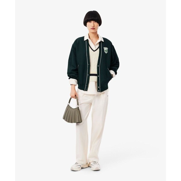 ラコステ（LACOSTE）/ウール×ナイロン エッセンシャル チルデンニットベスト_5