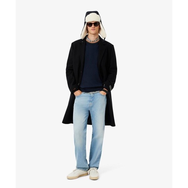 ラコステ（LACOSTE）/ボーダーリブプルオーバーニット_6