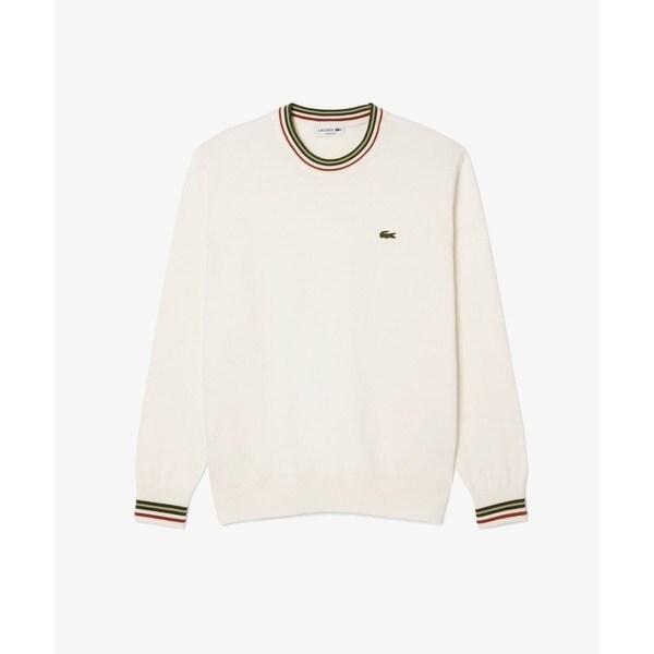ラコステ（LACOSTE）/ボーダーリブプルオーバーニット_9