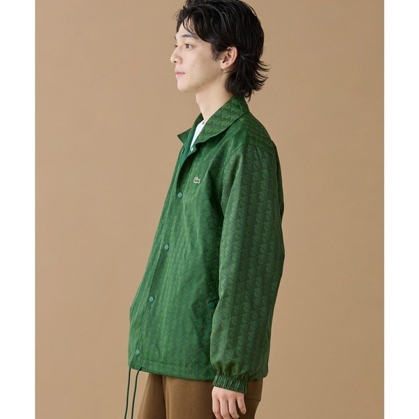 ラコステ（LACOSTE）/撥水 リバーシブルコーチジャケット 無地×総柄_3