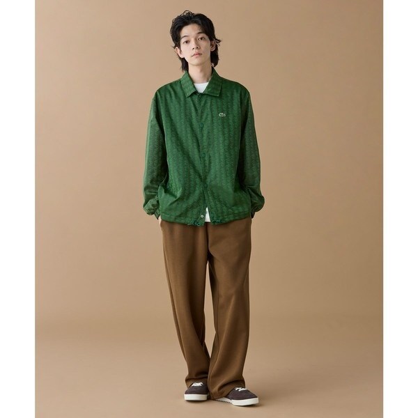 ラコステ（LACOSTE）/撥水 リバーシブルコーチジャケット 無地×総柄_8