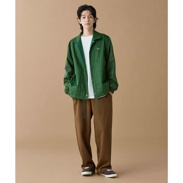 ラコステ（LACOSTE）/撥水 リバーシブルコーチジャケット 無地×総柄_9
