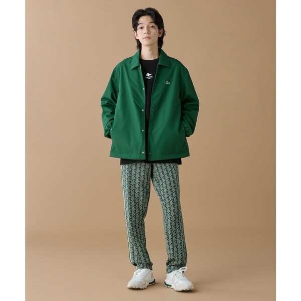 ラコステ（LACOSTE）/撥水 リバーシブルコーチジャケット 無地×総柄_11