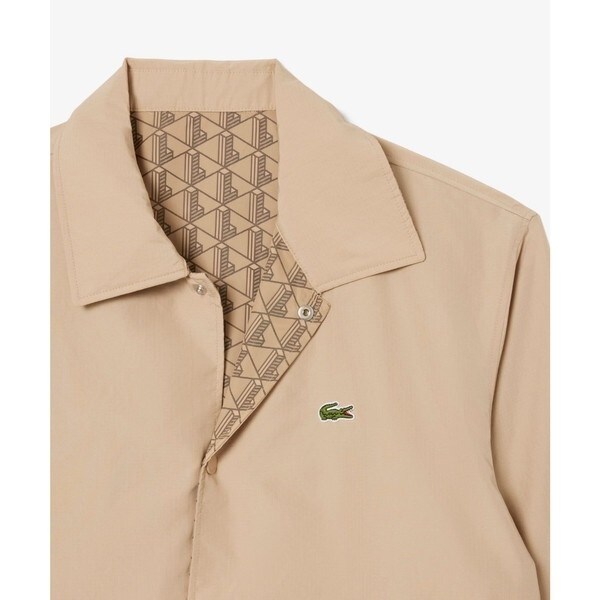 ラコステ（LACOSTE）/撥水 リバーシブルコーチジャケット 無地×総柄_16