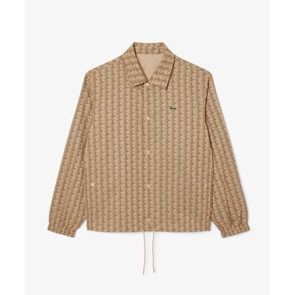 ラコステ（LACOSTE）/撥水 リバーシブルコーチジャケット 無地×総柄_18