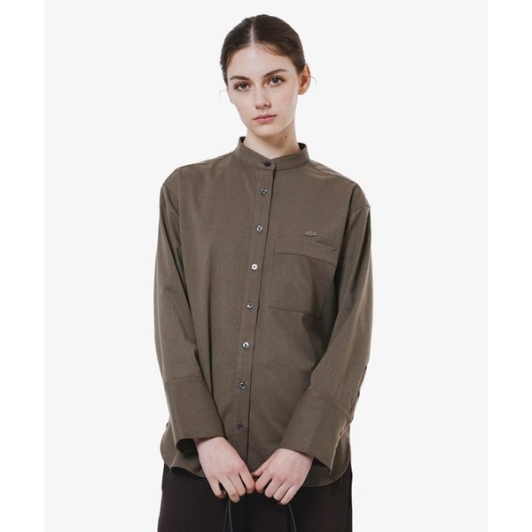 ラコステ（LACOSTE）/ロングカフススタンドカラーシャツ