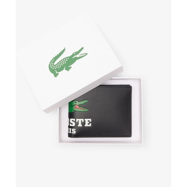 ラコステ（LACOSTE）/FGシーズナル オーバーサイズエンボスレザーウォレット