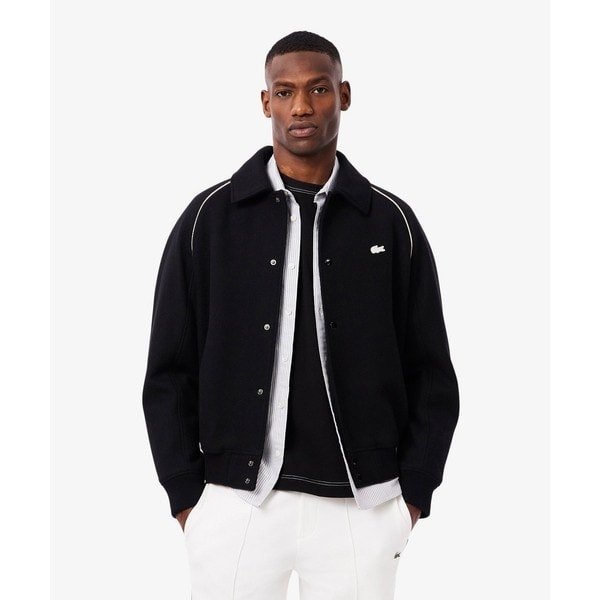 ラコステ（LACOSTE）/バッジアクセントウールバーシティジャケット