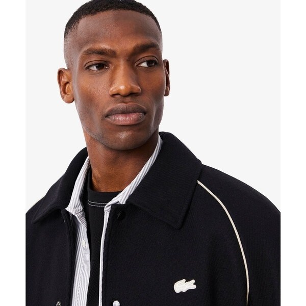 ラコステ（LACOSTE）/バッジアクセントウールバーシティジャケット_1