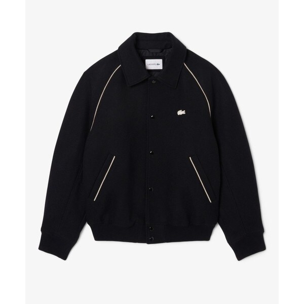 ラコステ（LACOSTE）/バッジアクセントウールバーシティジャケット_4