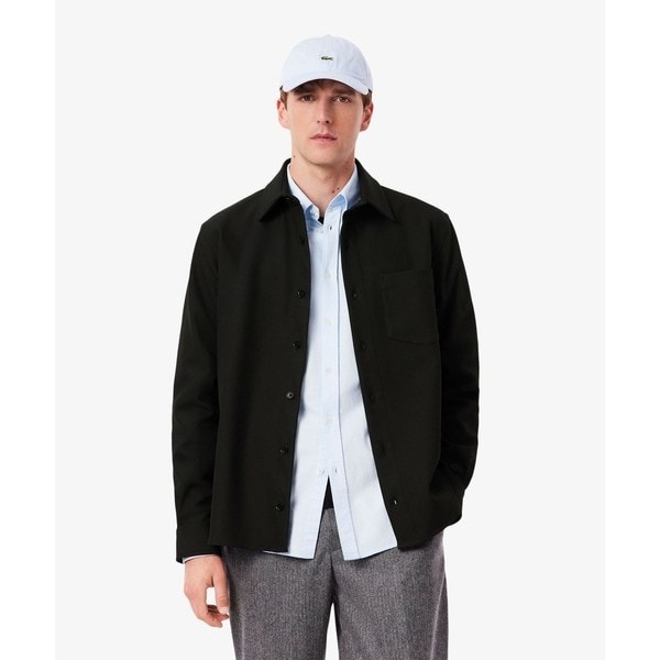 ラコステ（LACOSTE）/ヘビーウェイト オーバーサイズダブルフェイスオーバーシャツ_1