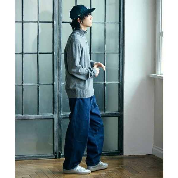 ラコステ（LACOSTE）/ハイネックハーフジップ ウールニットセーター_11