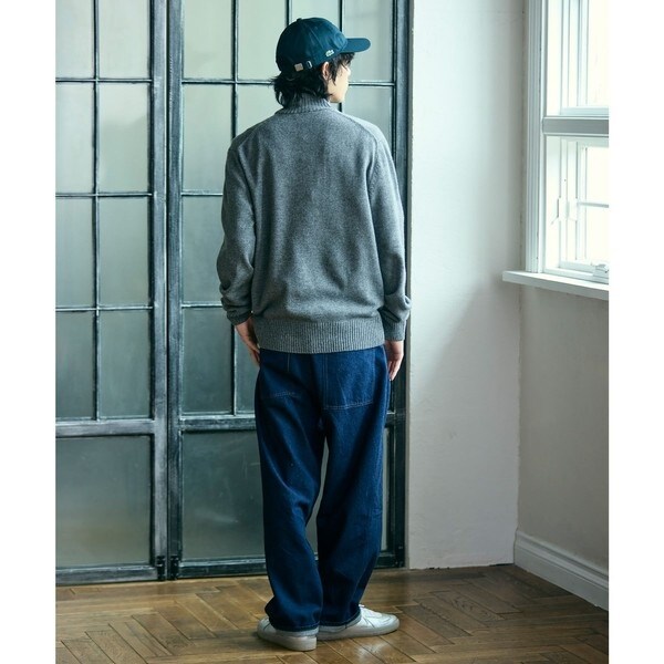 ラコステ（LACOSTE）/ハイネックハーフジップ ウールニットセーター_12