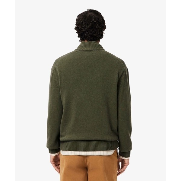 ラコステ（LACOSTE）/ハイネックハーフジップ ウールニットセーター_14