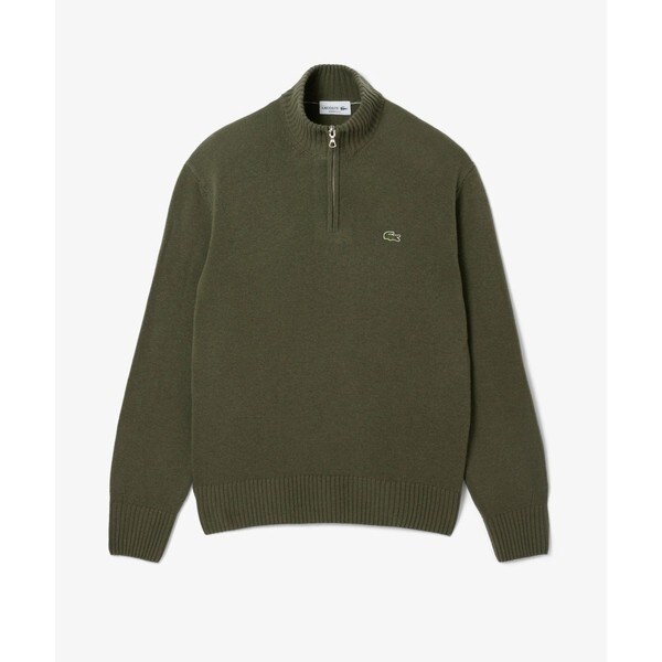 ラコステ（LACOSTE）/ハイネックハーフジップ ウールニットセーター_15