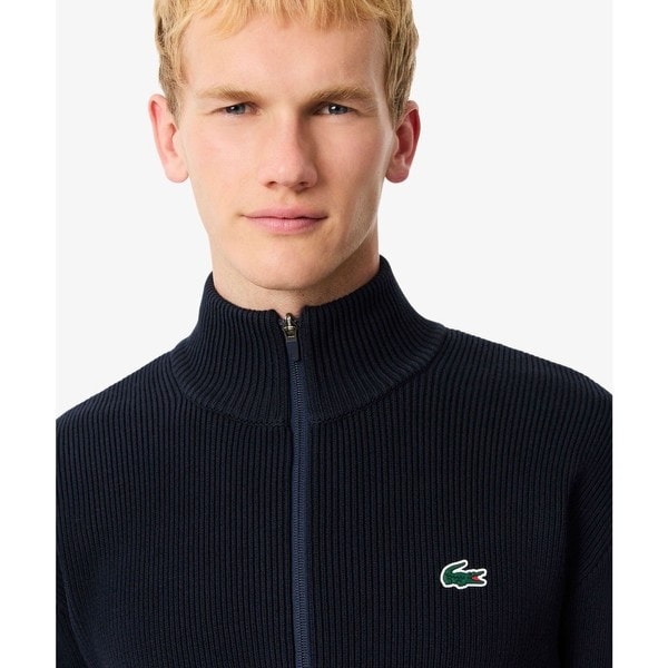 ラコステ（LACOSTE）/コットンブレンドジップアップセーター_2