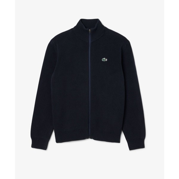 ラコステ（LACOSTE）/コットンブレンドジップアップセーター_4