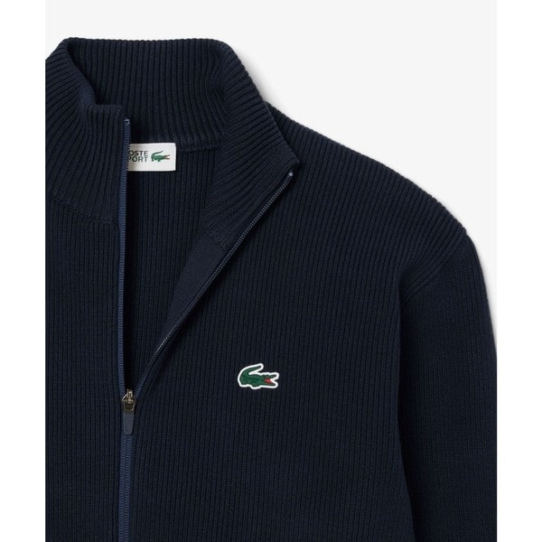 ラコステ（LACOSTE）/コットンブレンドジップアップセーター_5