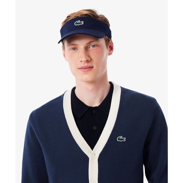 ラコステ（LACOSTE）/ウールブレンドジャージニットカーディガン_1