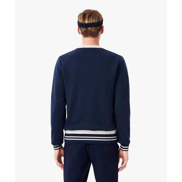 ラコステ（LACOSTE）/ウールブレンドジャージニットカーディガン_2