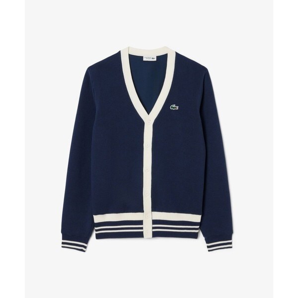 ラコステ（LACOSTE）/ウールブレンドジャージニットカーディガン_3
