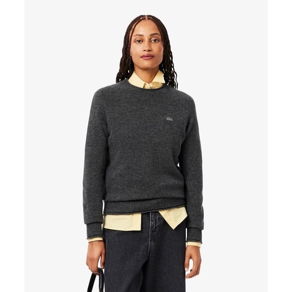ラコステ（LACOSTE）/3Dニッティングシームレス ウールニットセーター_1