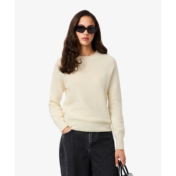 ラコステ（LACOSTE）/3Dニッティングシームレス ウールニットセーター_2