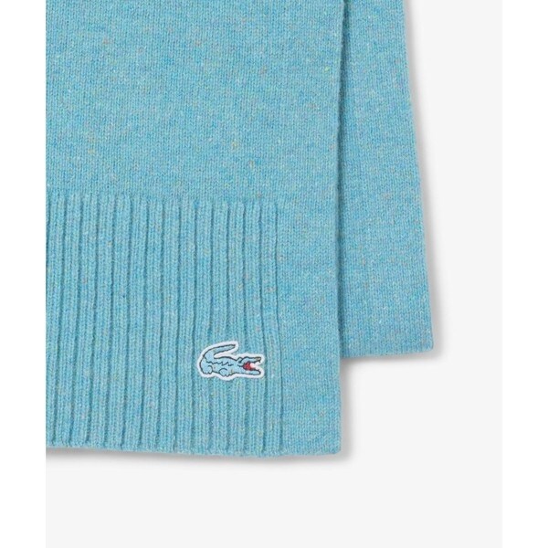 ラコステ（LACOSTE）/フレンチメイドシルクブレンドウールニットマフラー