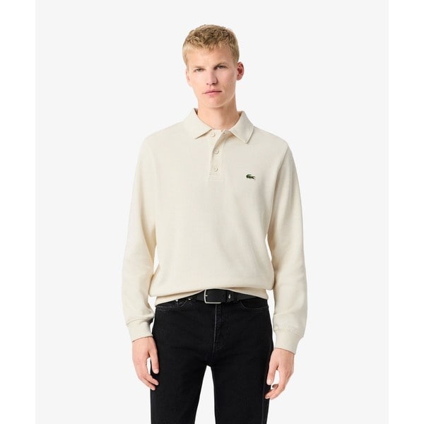 ラコステ（LACOSTE）/コットンニットロングスリーブポロシャツ