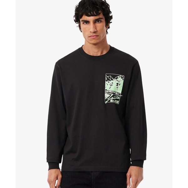 ラコステ（LACOSTE）/テニスヘリテージプリントロングスリーブTシャツ