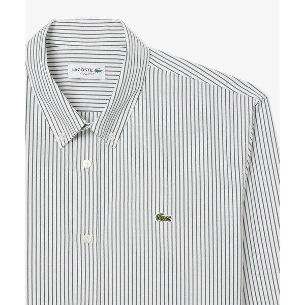 ラコステ（LACOSTE）/ベーシックストライプボタンダウンシャツ_4