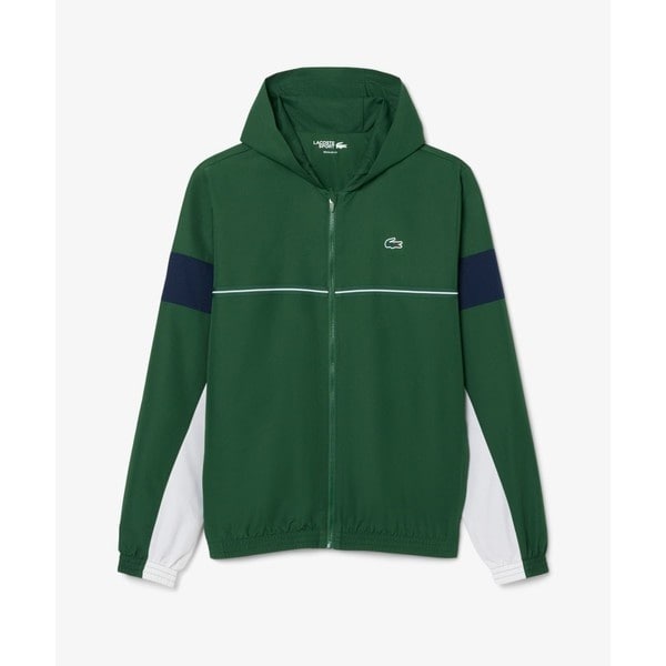 ラコステ（LACOSTE）/カラーブロック フーデッドトラックジャケット 