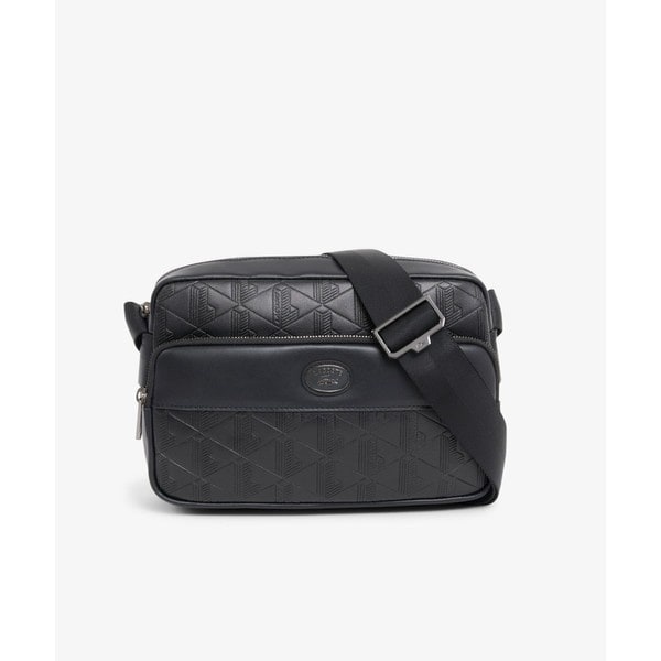 【極美品】LACOSTE ラコステ ショルダーバッグ ボディバッグ モノグラム ラコステ（LACOSTE）/モノグラム コンビネーションミニショルダー