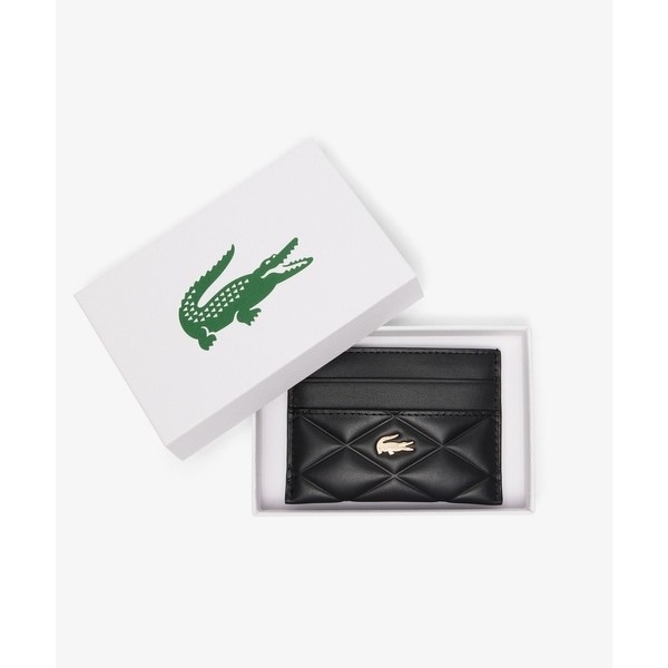 ラコステ（LACOSTE）/クロコダイル キルティングレザーカードケース