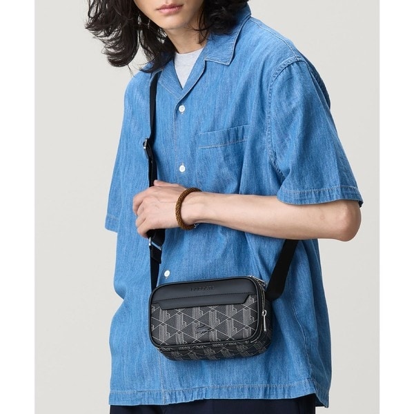 ラコステ（LACOSTE）/ザ ブレンド モノグラムコンビレポーターバッグ / ショルダーバッグ