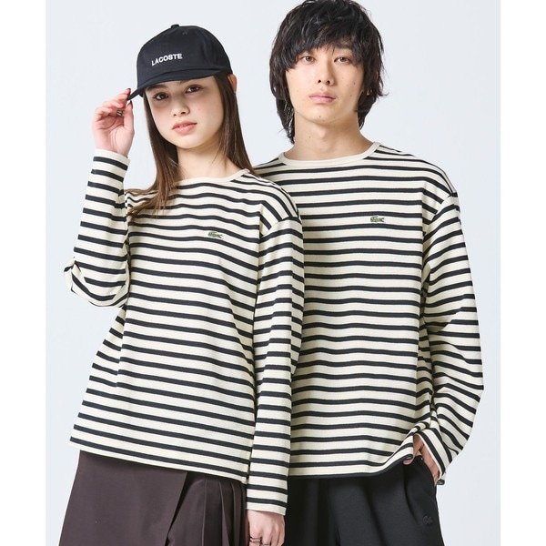 ラコステ（LACOSTE）/スクエアネックボーダー長袖Tシャツ 6,435円